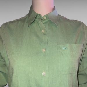 Burberry Women's Long Sleeve Button Down Shirt Size 10